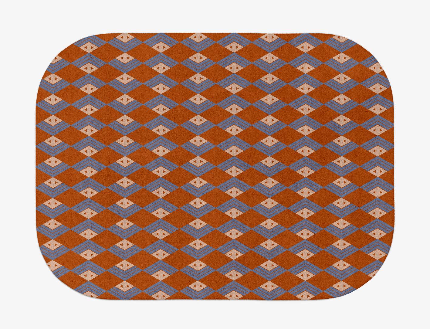 Calculus Geometric Oblong Hand Tufted Pure Wool Custom Rug by Rug Artisan