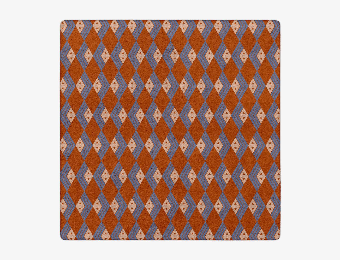 Calculus Geometric Square Hand Tufted Pure Wool Custom Rug by Rug Artisan