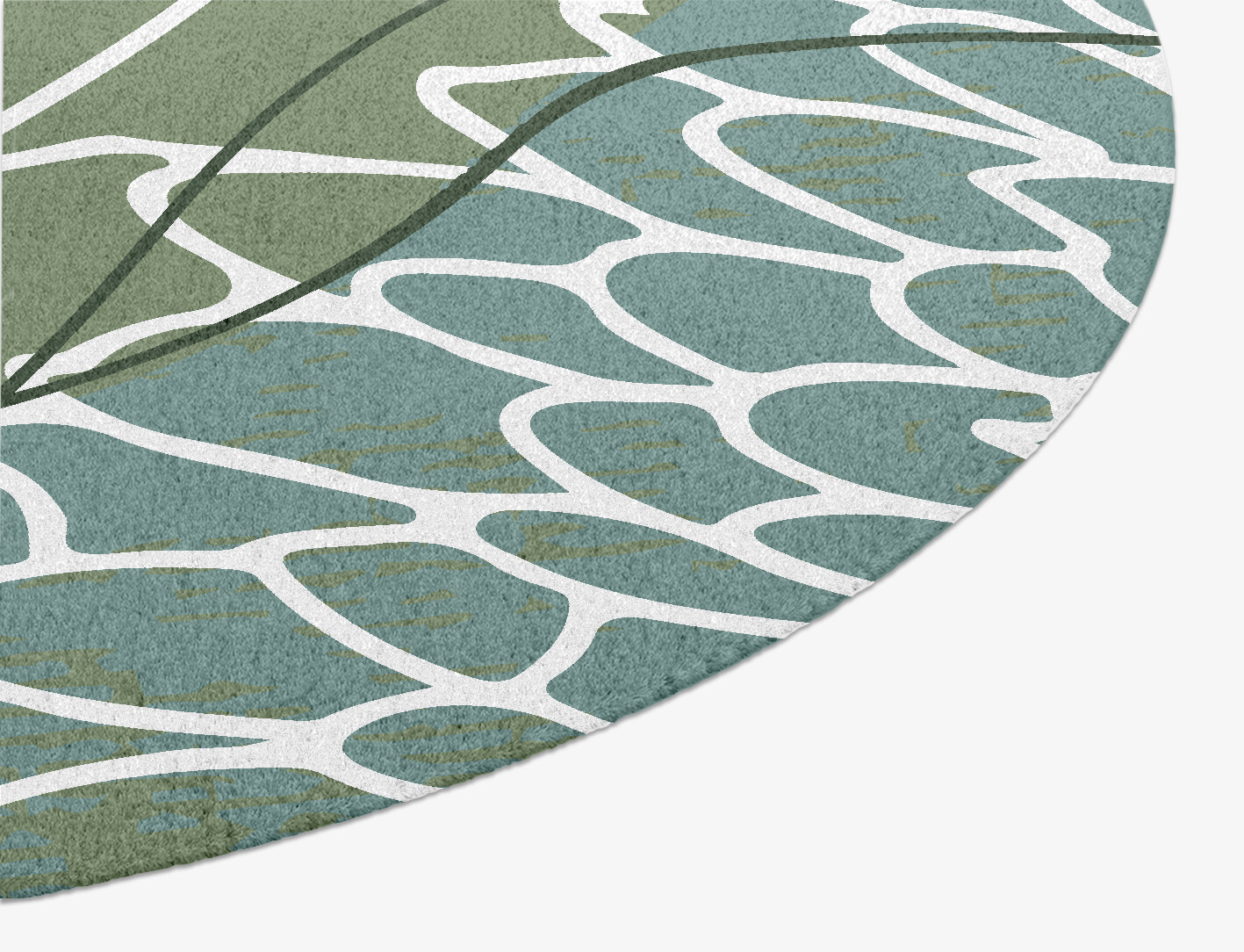 Calendula Field of Flowers Oval Hand Knotted Tibetan Wool Custom Rug by Rug Artisan
