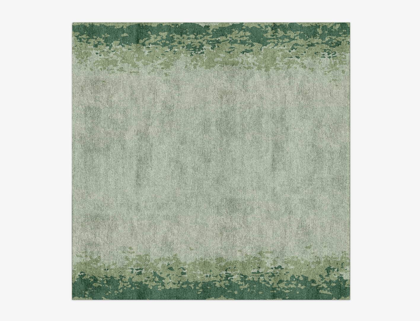 Callow Gradation Square Hand Knotted Bamboo Silk Custom Rug by Rug Artisan