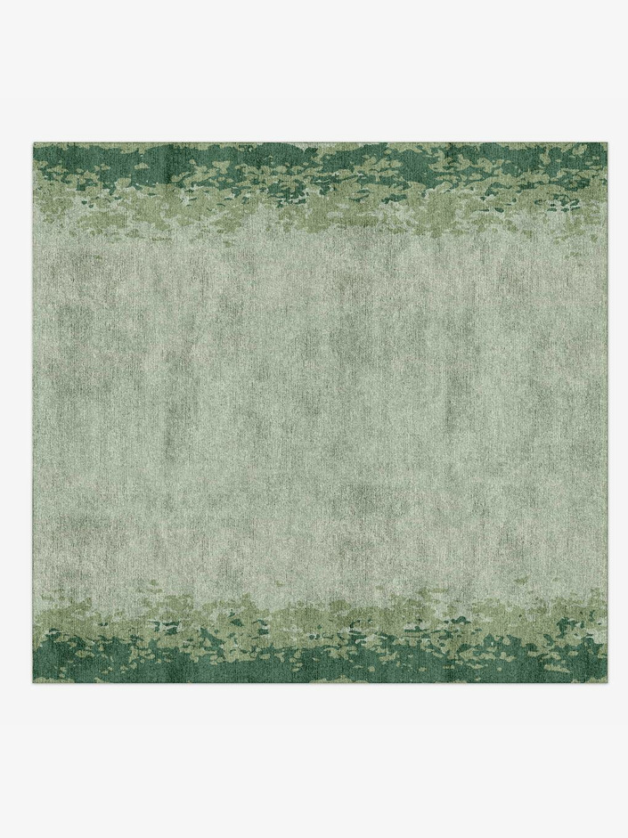 Callow Gradation Square Hand Knotted Bamboo Silk Custom Rug by Rug Artisan