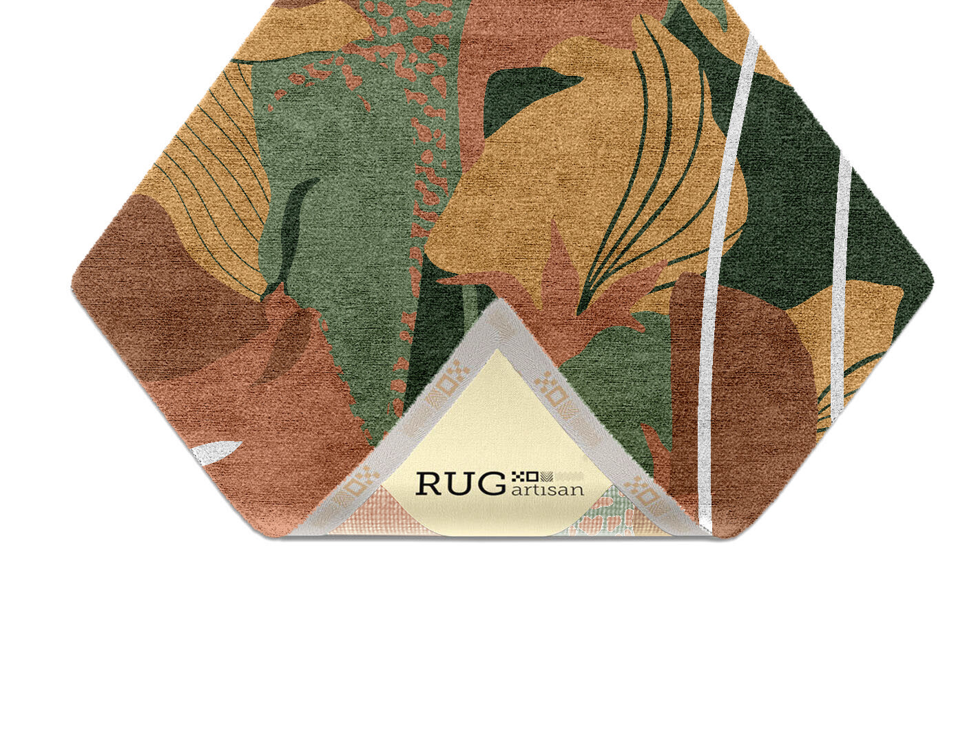Calotropis Field of Flowers Diamond Hand Knotted Bamboo Silk Custom Rug by Rug Artisan