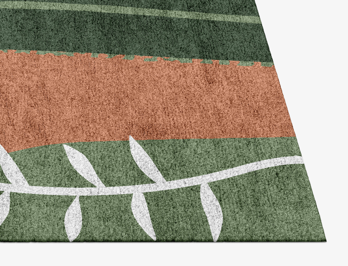 Calotropis Field of Flowers Rectangle Hand Knotted Bamboo Silk Custom Rug by Rug Artisan