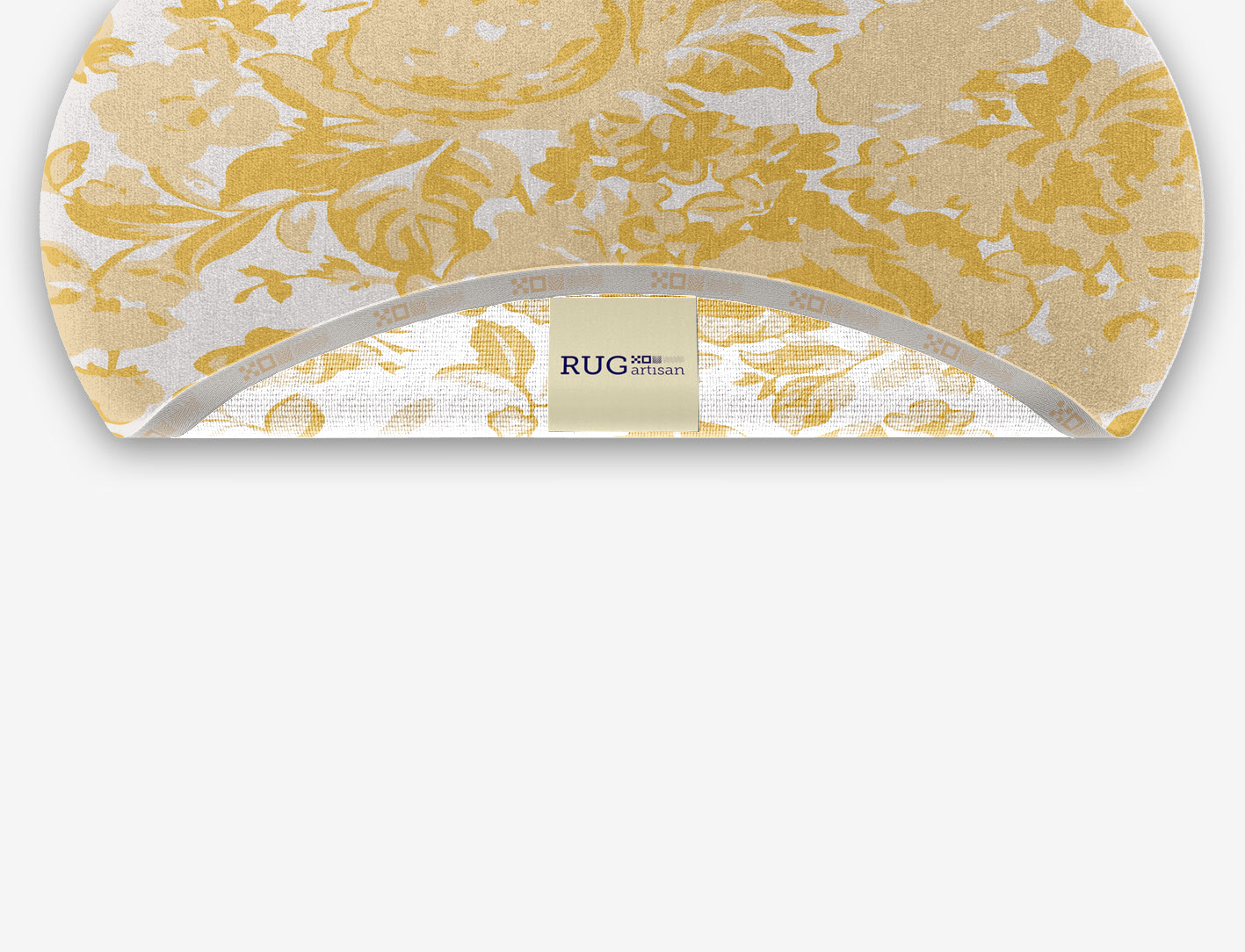 Caltha Floral Oval Hand Knotted Tibetan Wool Custom Rug by Rug Artisan