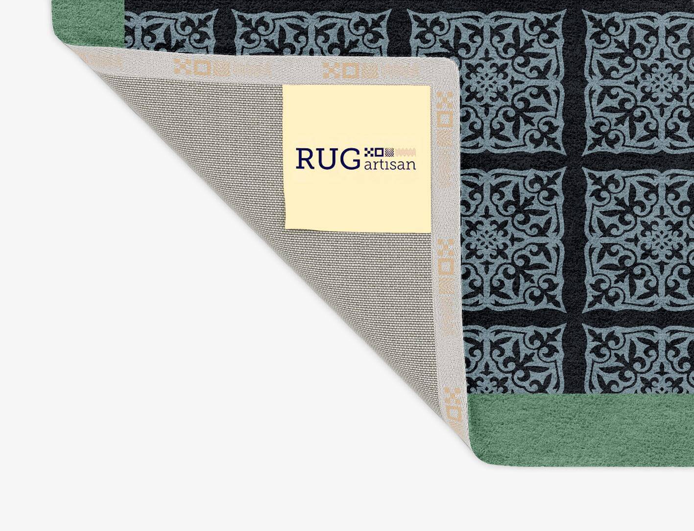 Cambridge Geometric Rectangle Hand Tufted Pure Wool Custom Rug by Rug Artisan