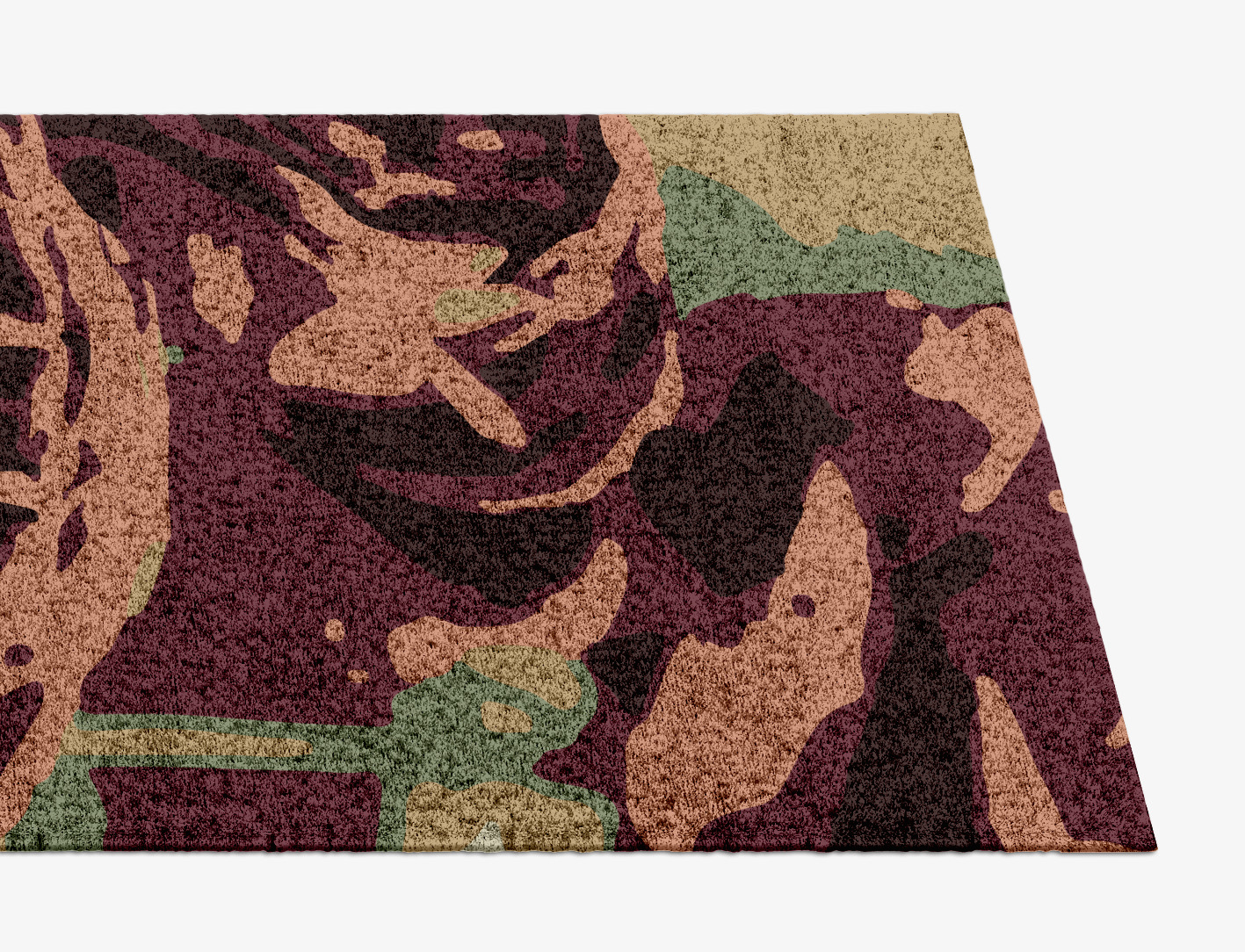 Camille Floral Runner Hand Knotted Bamboo Silk Custom Rug by Rug Artisan