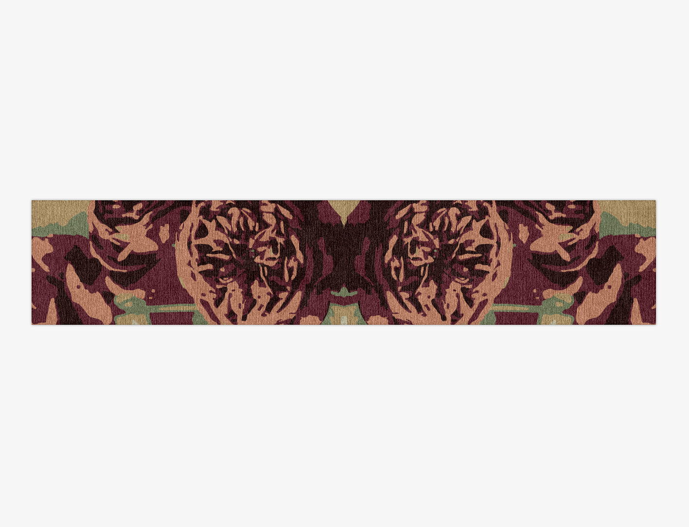 Camille Floral Runner Hand Knotted Tibetan Wool Custom Rug by Rug Artisan