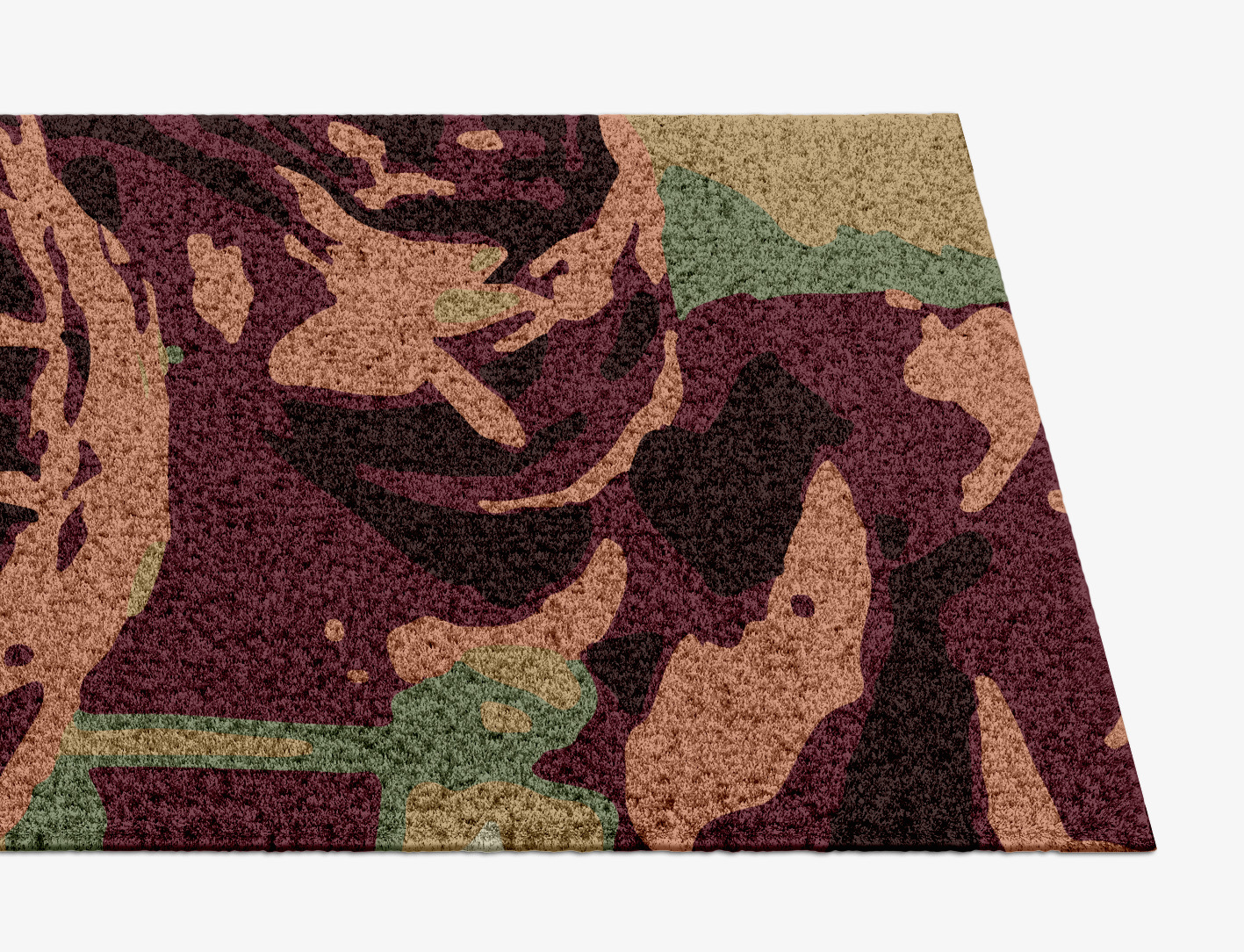 Camille Floral Runner Hand Knotted Tibetan Wool Custom Rug by Rug Artisan