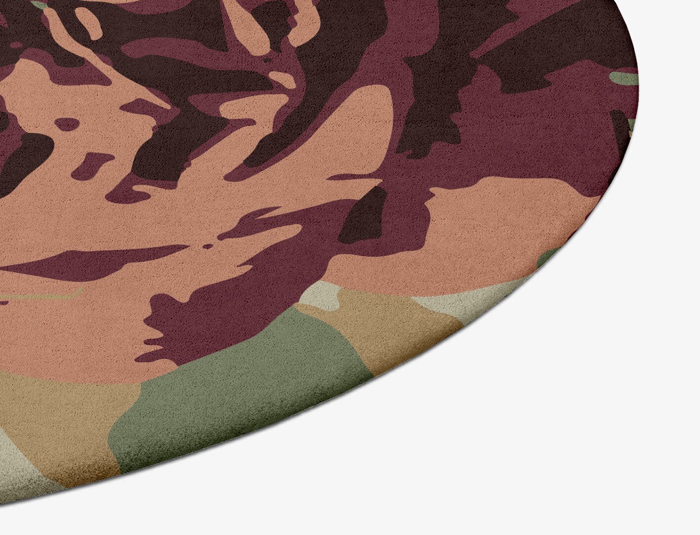 Camille Floral Oval Hand Tufted Pure Wool Custom Rug by Rug Artisan