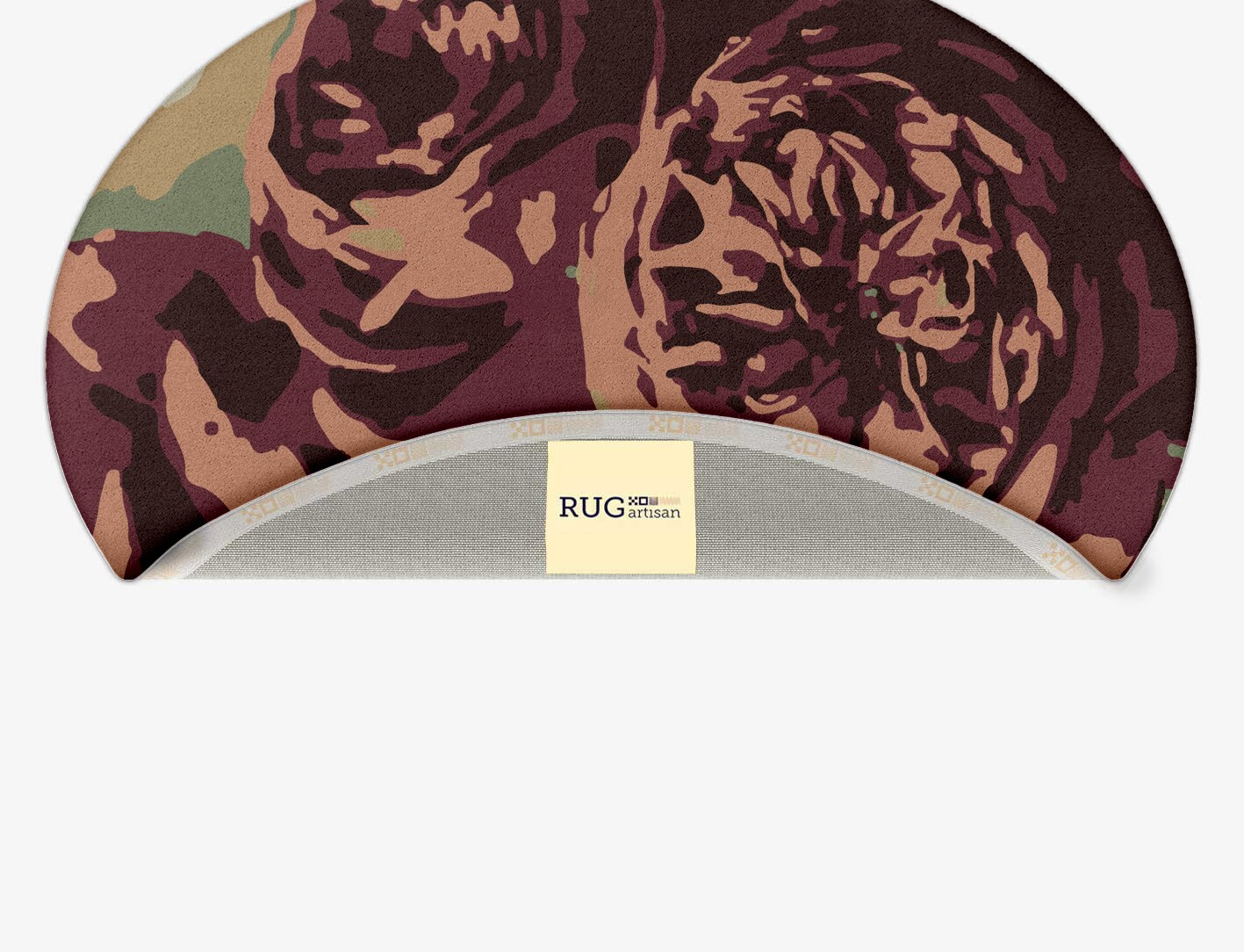 Camille Floral Oval Hand Tufted Pure Wool Custom Rug by Rug Artisan