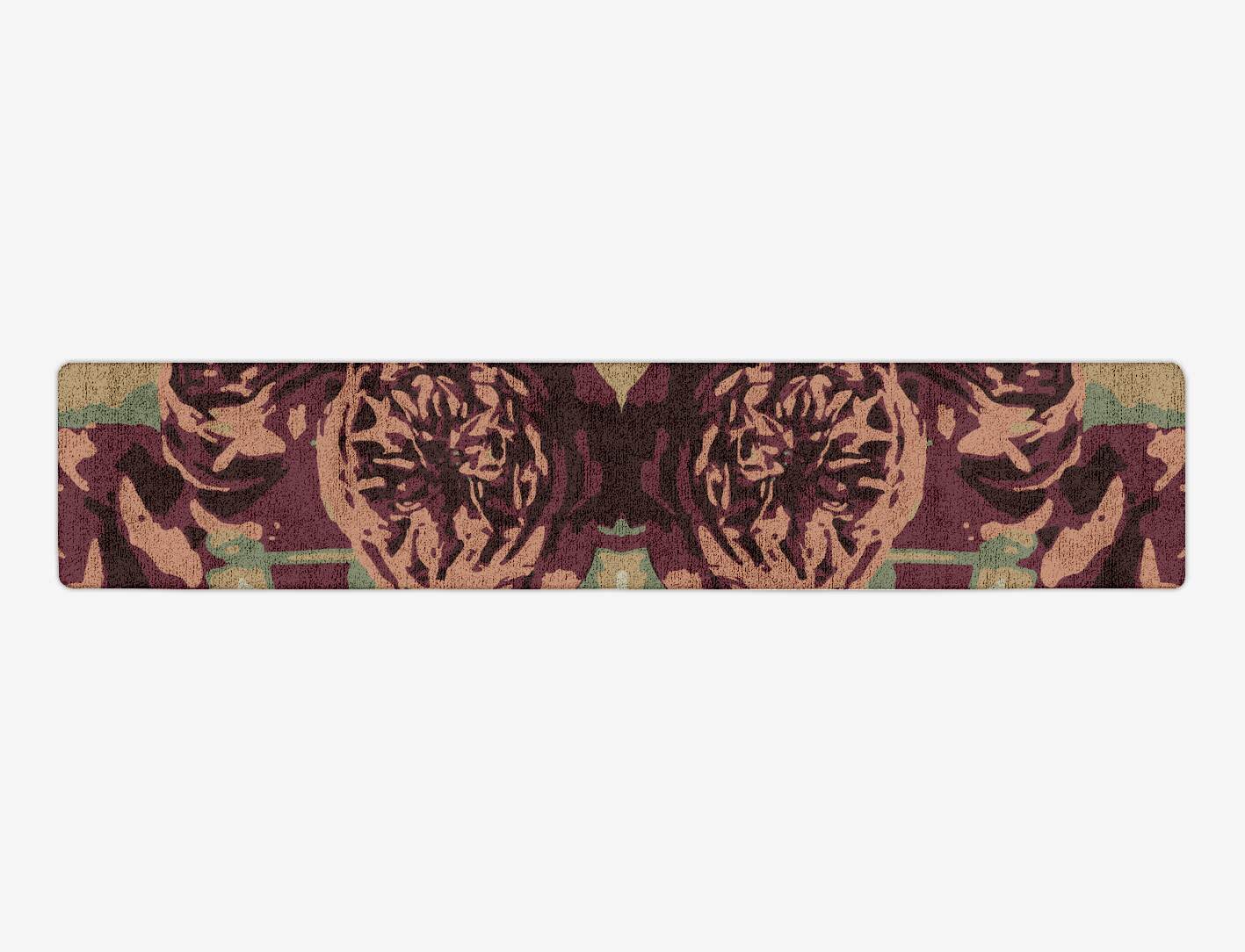 Camille Floral Runner Hand Tufted Bamboo Silk Custom Rug by Rug Artisan
