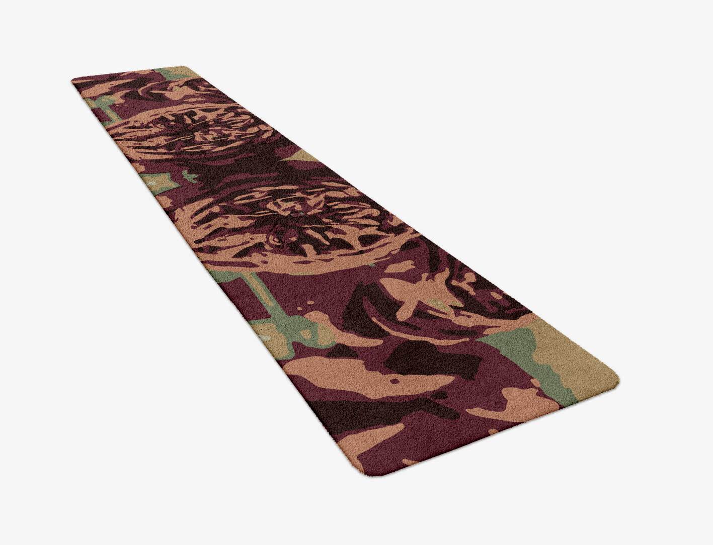 Camille Floral Runner Hand Tufted Pure Wool Custom Rug by Rug Artisan