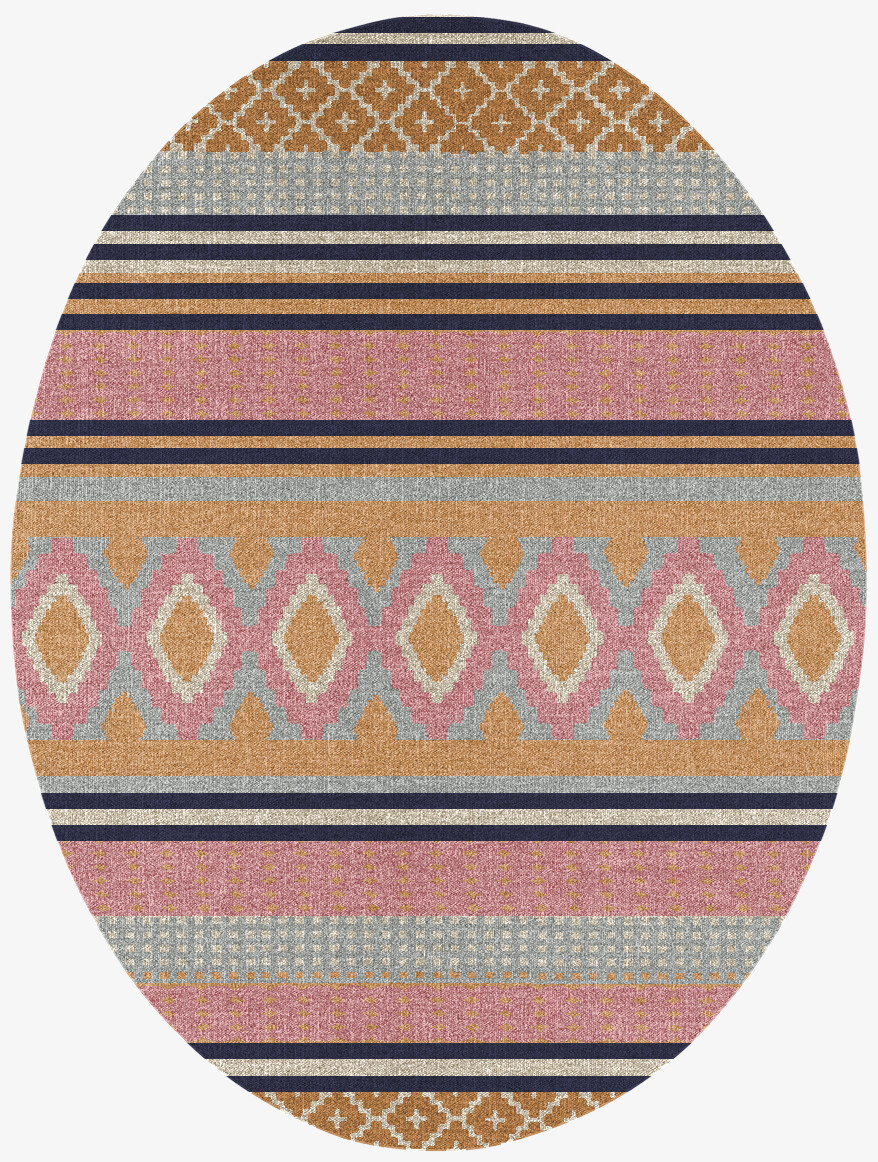 Camoufler Flatweaves Oval Flatweave New Zealand Wool Custom Rug by Rug Artisan
