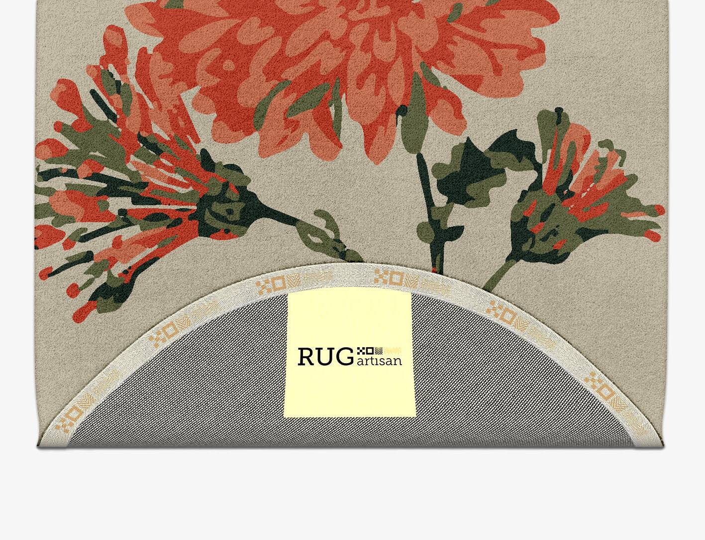 Candytuft Floral Capsule Hand Tufted Pure Wool Custom Rug by Rug Artisan