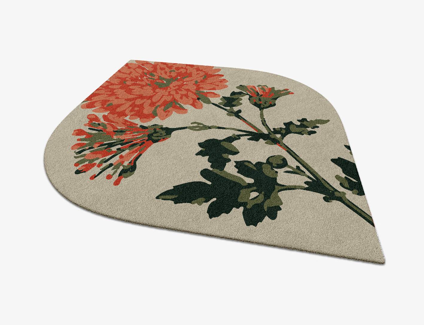 Candytuft Floral Ogee Hand Tufted Pure Wool Custom Rug by Rug Artisan