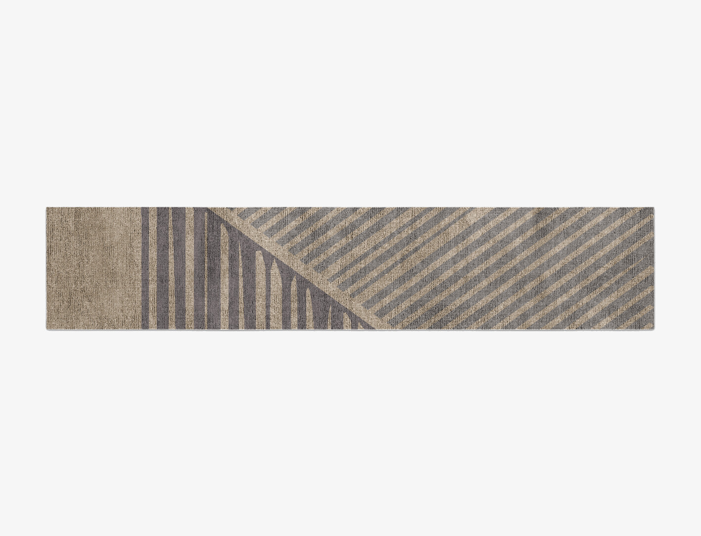 Cant Minimalist Runner Flatweave Bamboo Silk Custom Rug by Rug Artisan