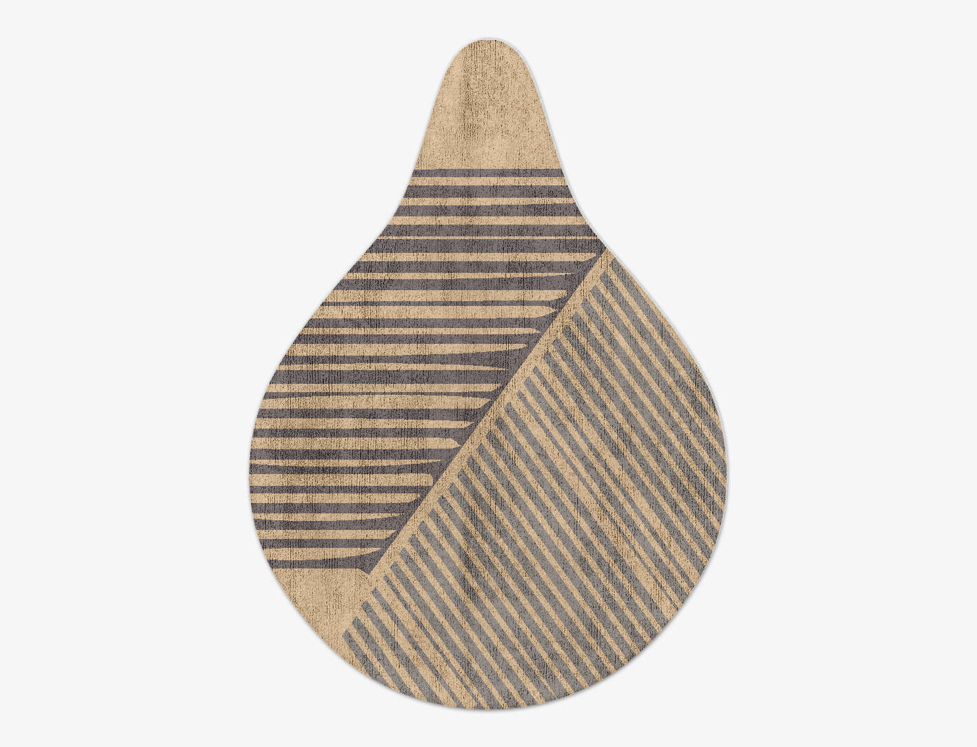 Cant Minimalist Drop Hand Tufted Bamboo Silk Custom Rug by Rug Artisan