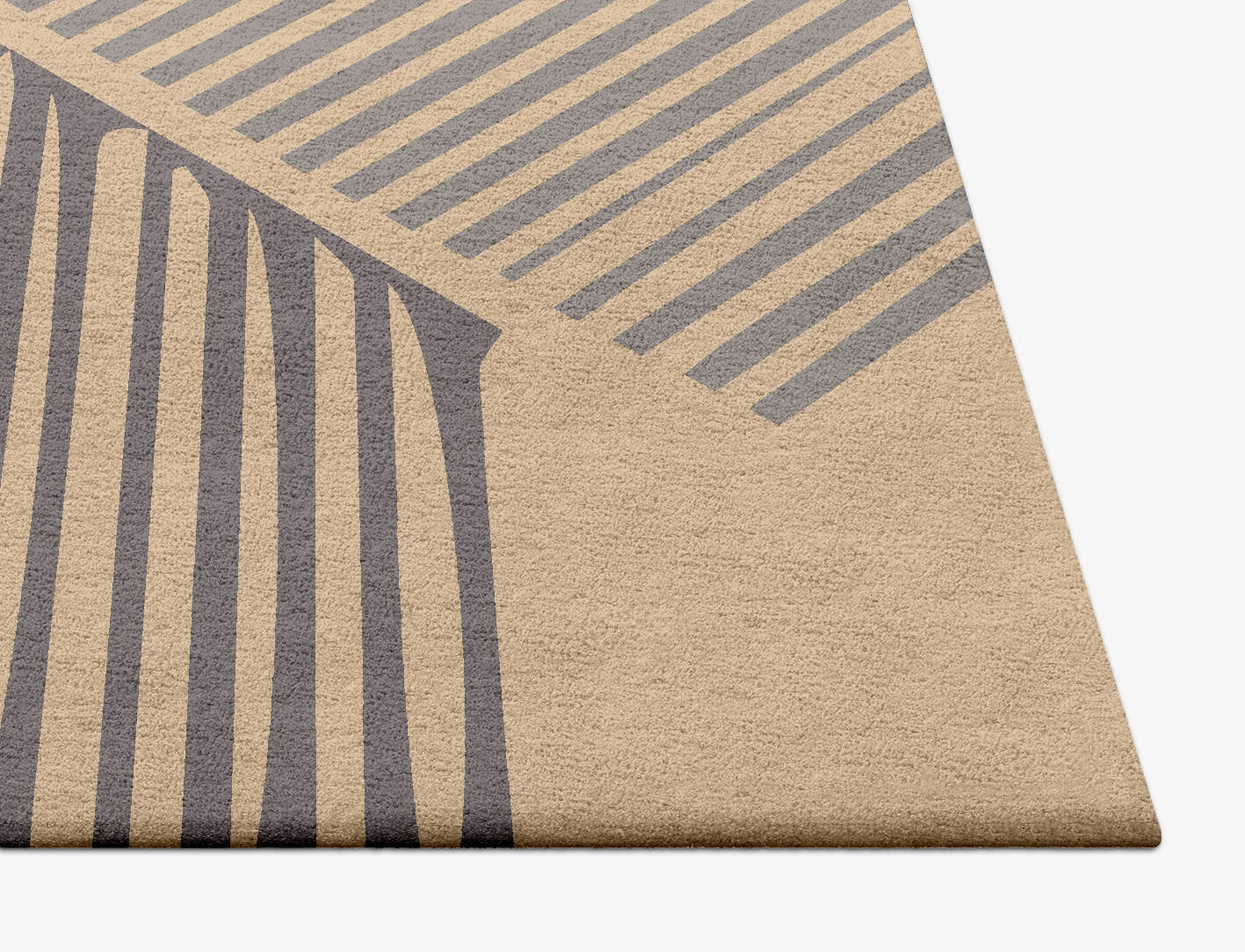 Cant Minimalist Square Hand Tufted Pure Wool Custom Rug by Rug Artisan