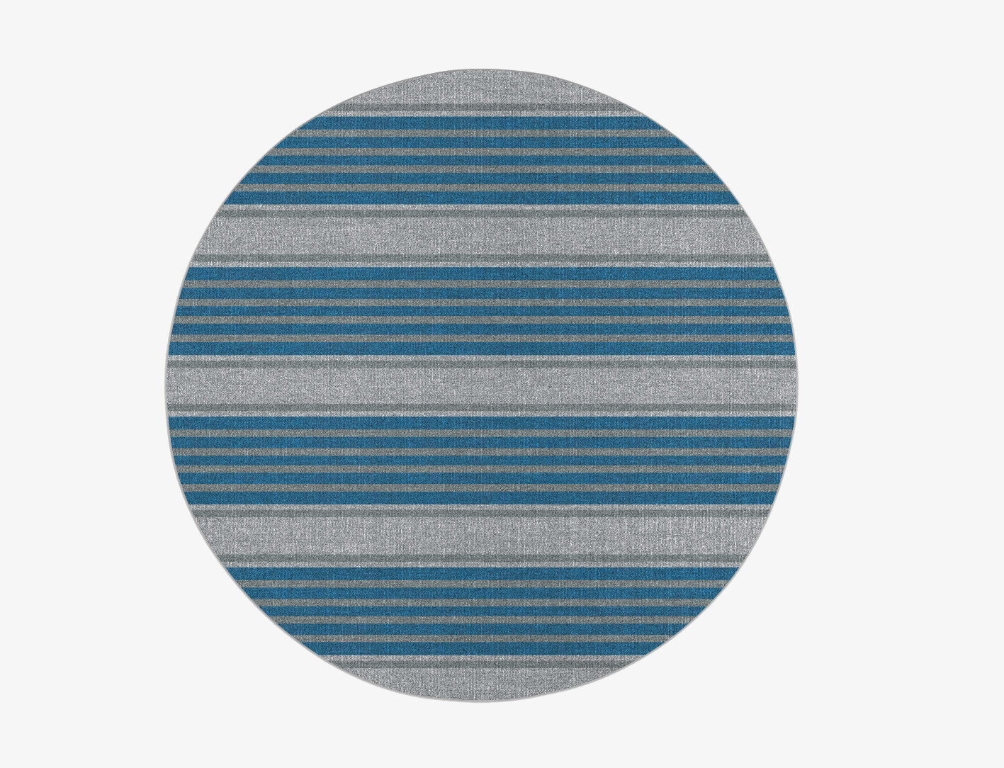 Cara Geometric Round Flatweave New Zealand Wool Custom Rug by Rug Artisan