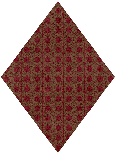 Carmine Geometric Diamond Hand Tufted Pure Wool Custom Rug by Rug Artisan