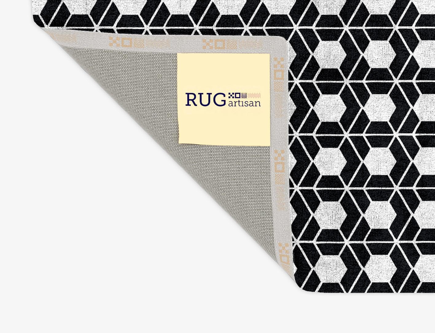 Carmine White Monochrome Rectangle Hand Tufted Bamboo Silk Custom Rug by Rug Artisan
