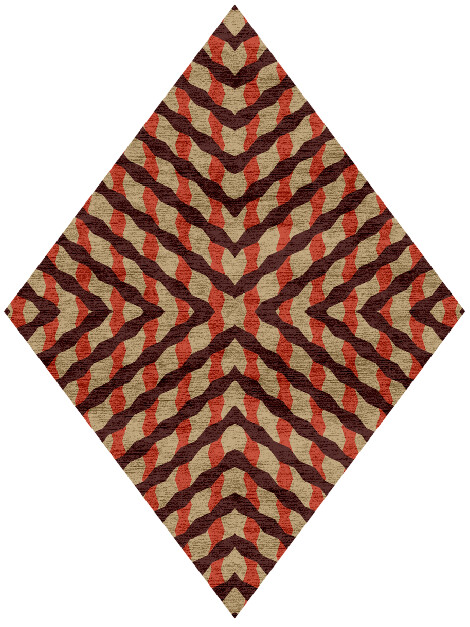 Carrom Geometric Diamond Hand Knotted Bamboo Silk Custom Rug by Rug Artisan