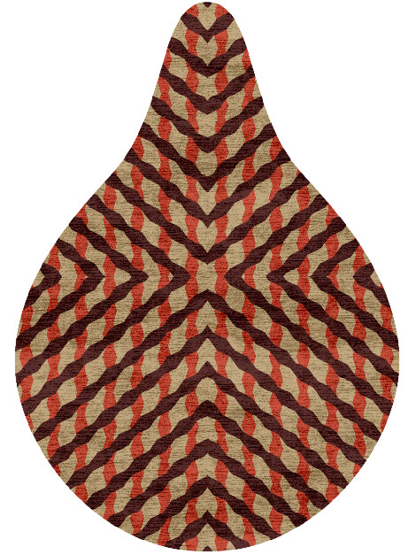 Carrom Geometric Drop Hand Knotted Bamboo Silk Custom Rug by Rug Artisan