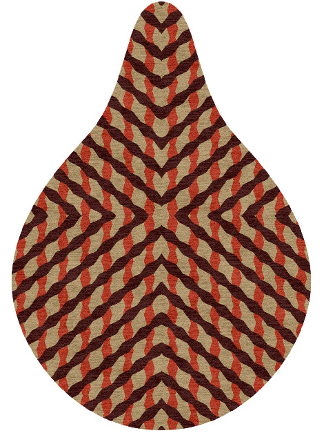 Carrom Geometric Drop Hand Knotted Tibetan Wool Custom Rug by Rug Artisan