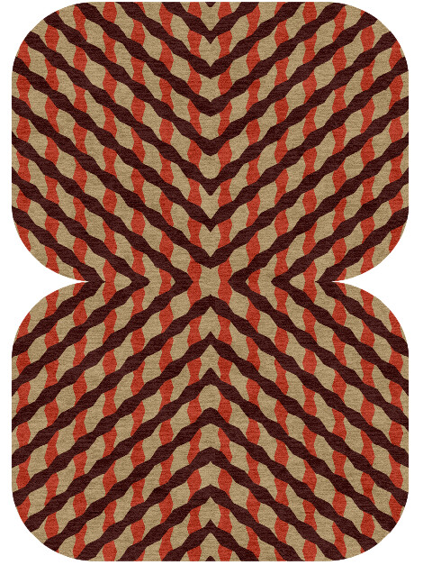 Carrom Geometric Eight Hand Knotted Tibetan Wool Custom Rug by Rug Artisan