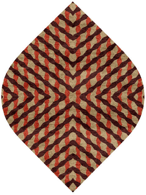 Carrom Geometric Ogee Hand Knotted Bamboo Silk Custom Rug by Rug Artisan