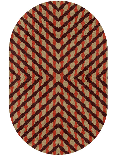 Carrom Geometric Capsule Hand Tufted Pure Wool Custom Rug by Rug Artisan