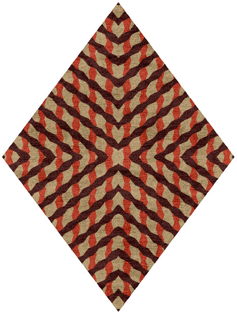 Carrom Geometric Diamond Hand Tufted Bamboo Silk Custom Rug by Rug Artisan