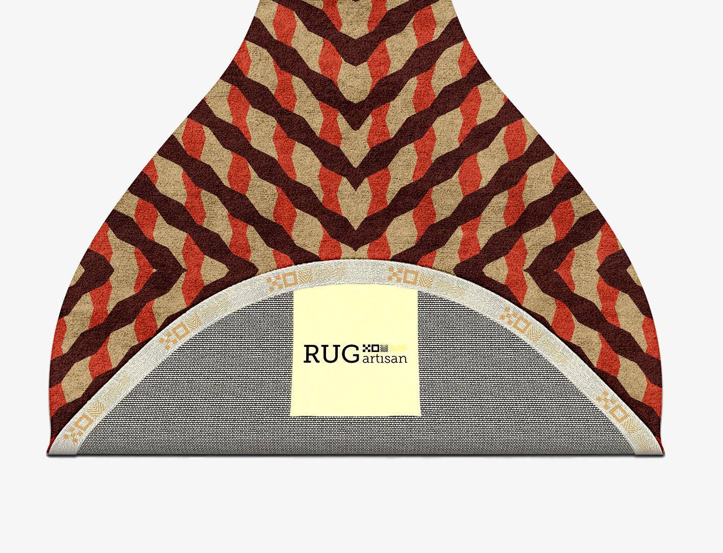 Carrom Geometric Drop Hand Tufted Bamboo Silk Custom Rug by Rug Artisan