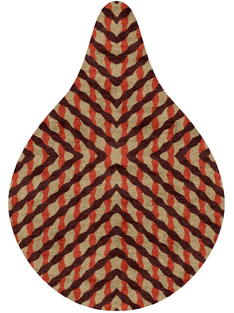 Carrom Geometric Drop Hand Tufted Bamboo Silk Custom Rug by Rug Artisan