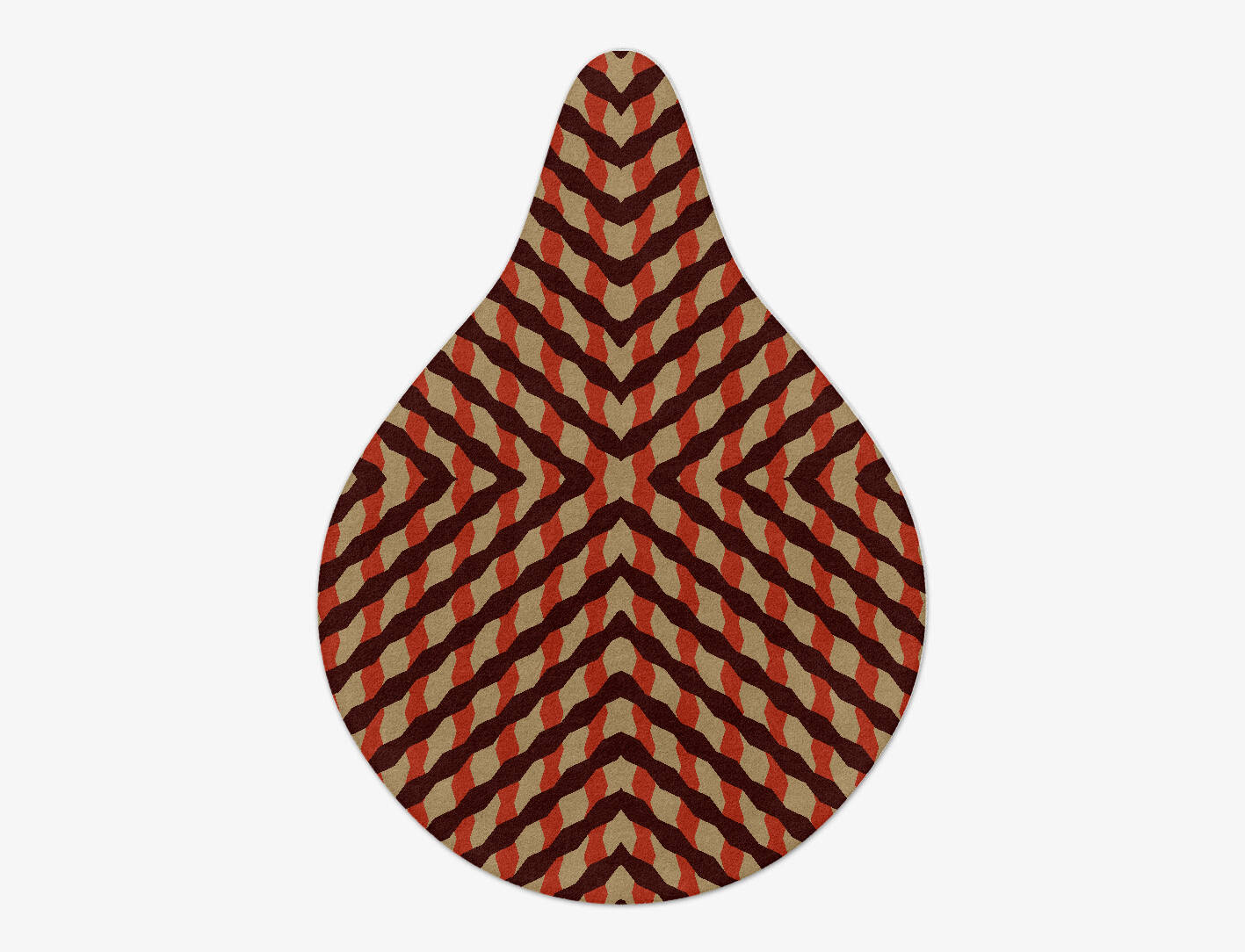 Carrom Geometric Drop Hand Tufted Pure Wool Custom Rug by Rug Artisan