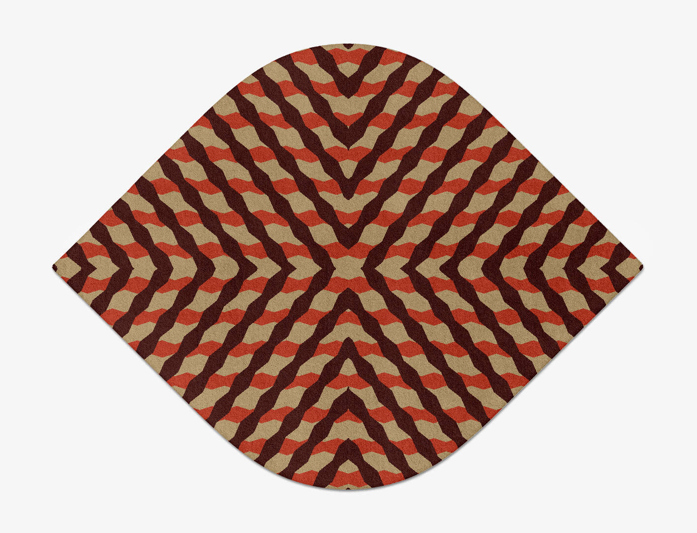 Carrom Geometric Ogee Hand Tufted Pure Wool Custom Rug by Rug Artisan