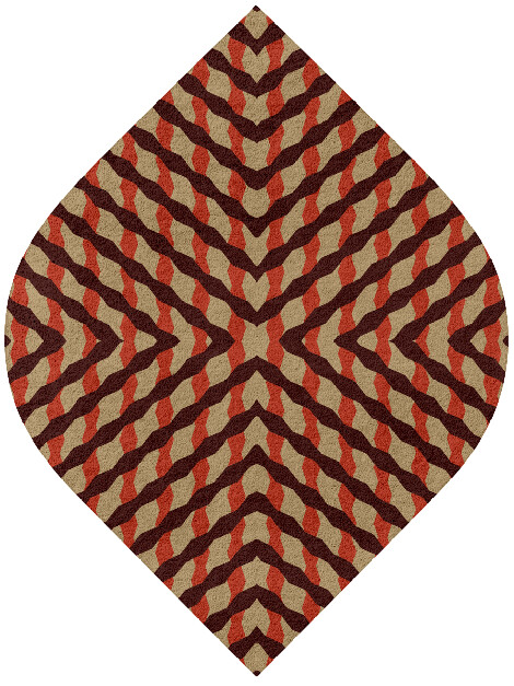 Carrom Geometric Ogee Hand Tufted Pure Wool Custom Rug by Rug Artisan