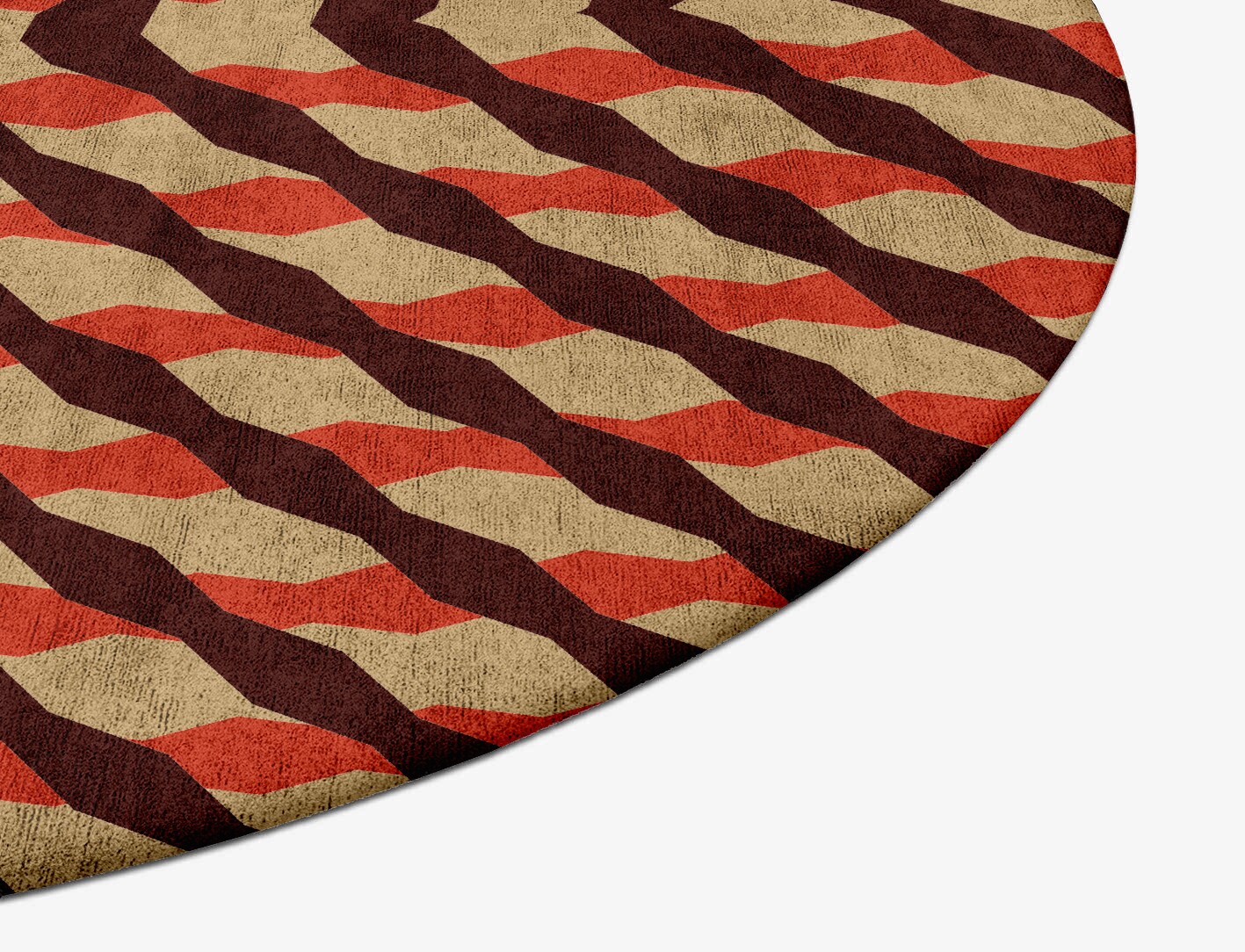 Carrom Geometric Oval Hand Tufted Bamboo Silk Custom Rug by Rug Artisan