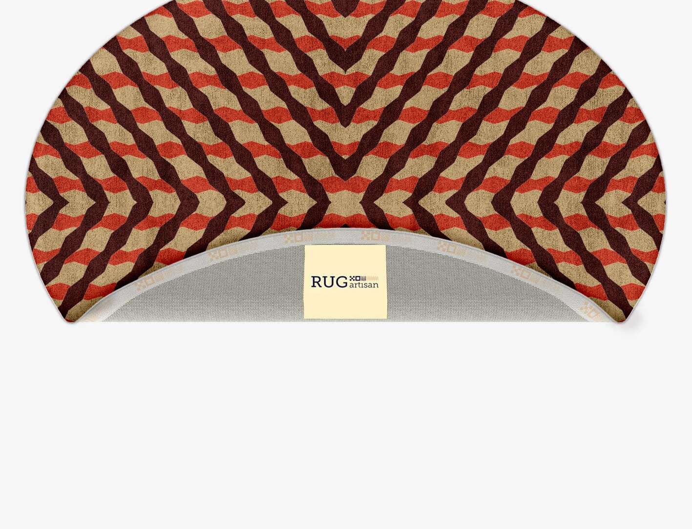 Carrom Geometric Oval Hand Tufted Bamboo Silk Custom Rug by Rug Artisan