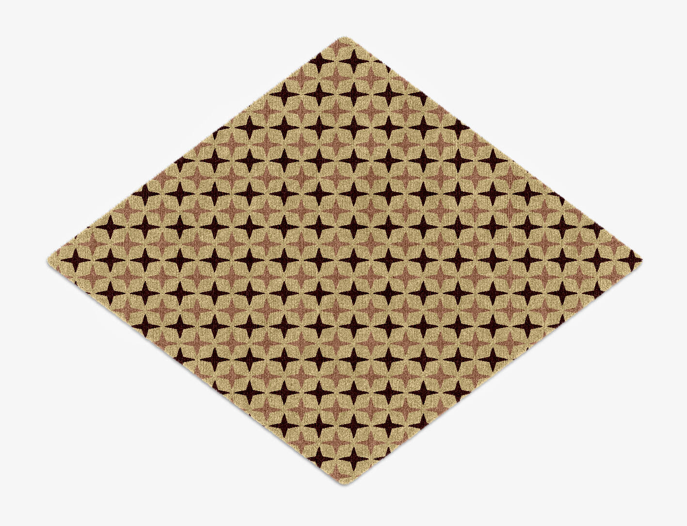 Cassiopeia Geometric Diamond Hand Knotted Tibetan Wool Custom Rug by Rug Artisan