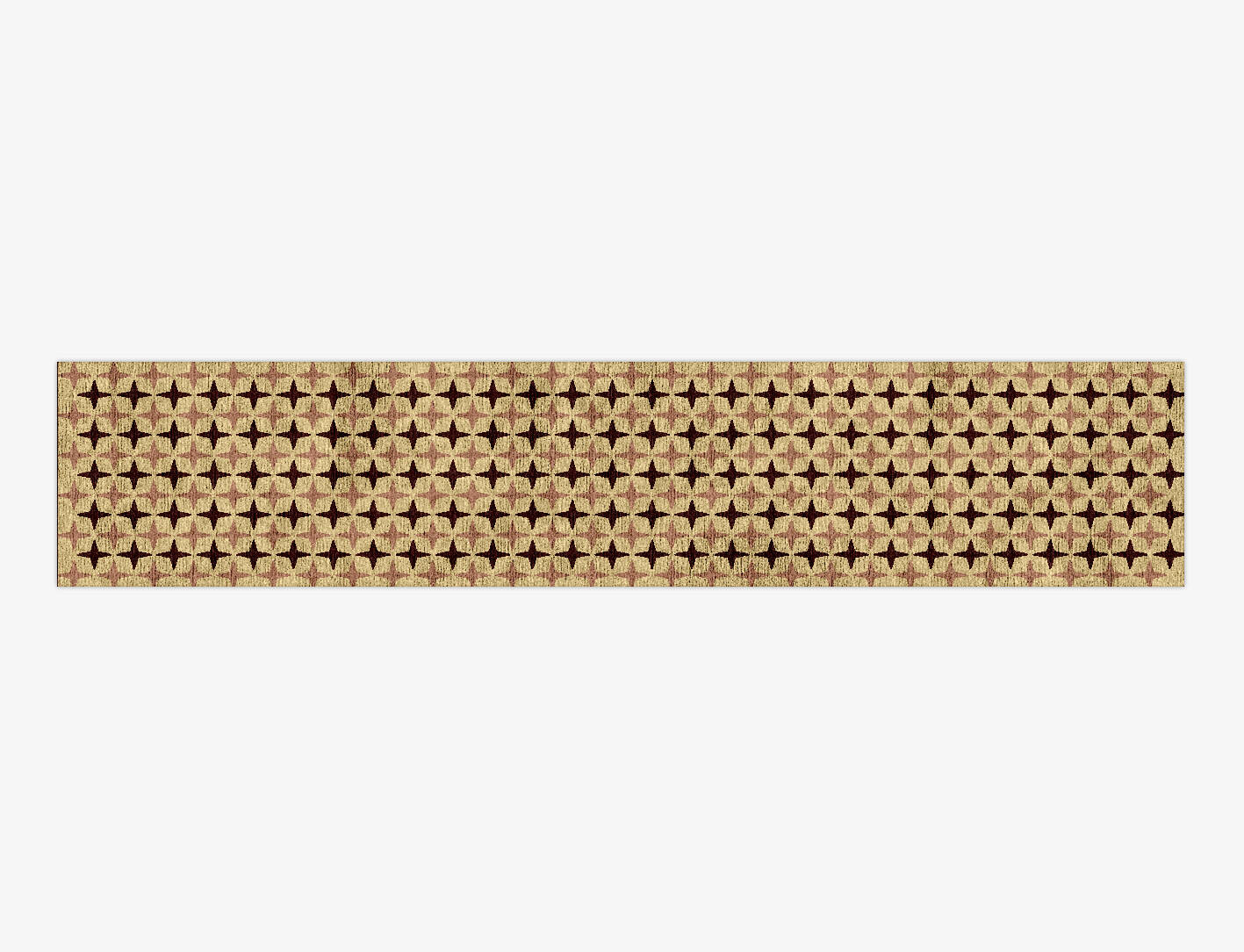 Cassiopeia Geometric Runner Hand Knotted Bamboo Silk Custom Rug by Rug Artisan