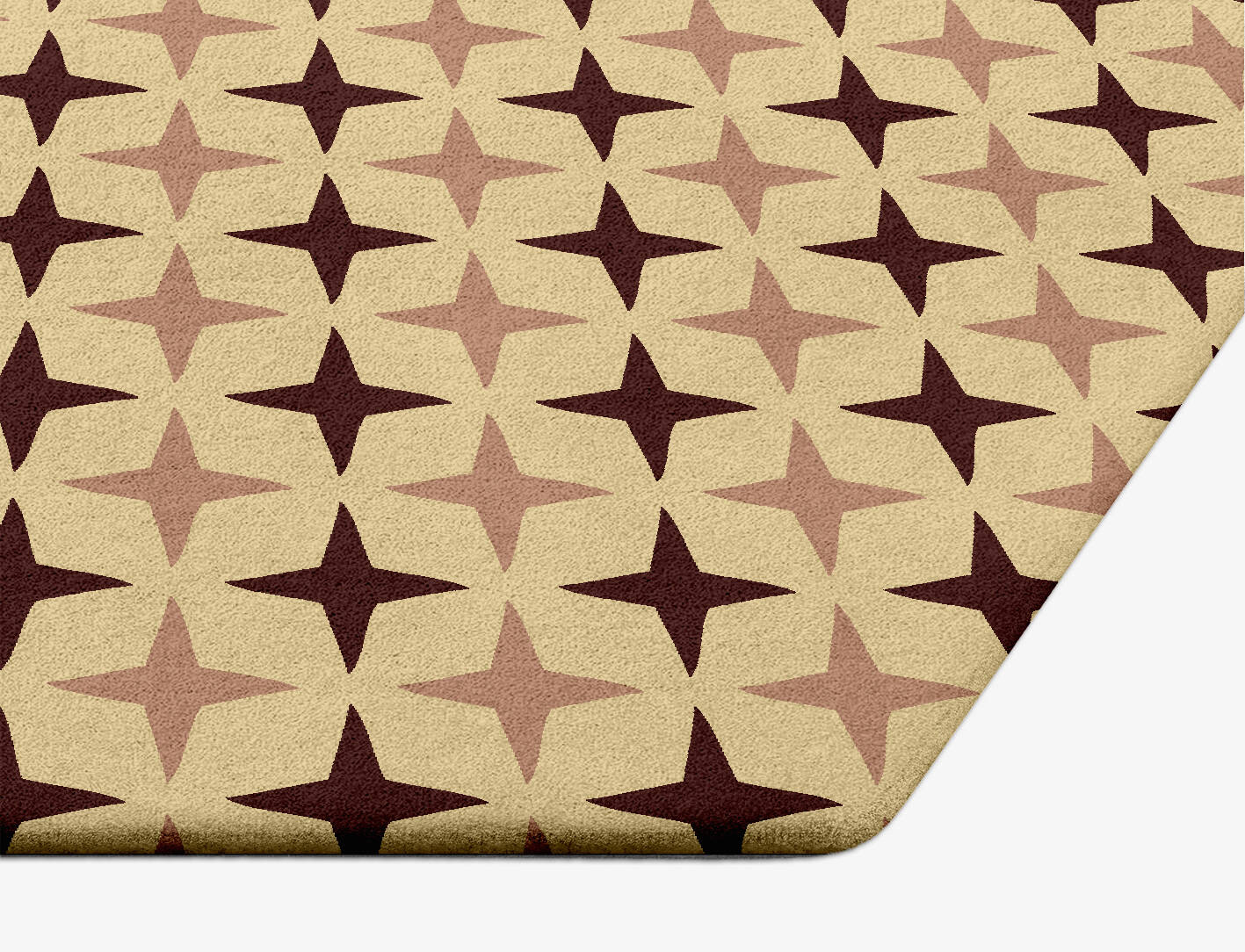 Cassiopeia Geometric Hexagon Hand Tufted Pure Wool Custom Rug by Rug Artisan
