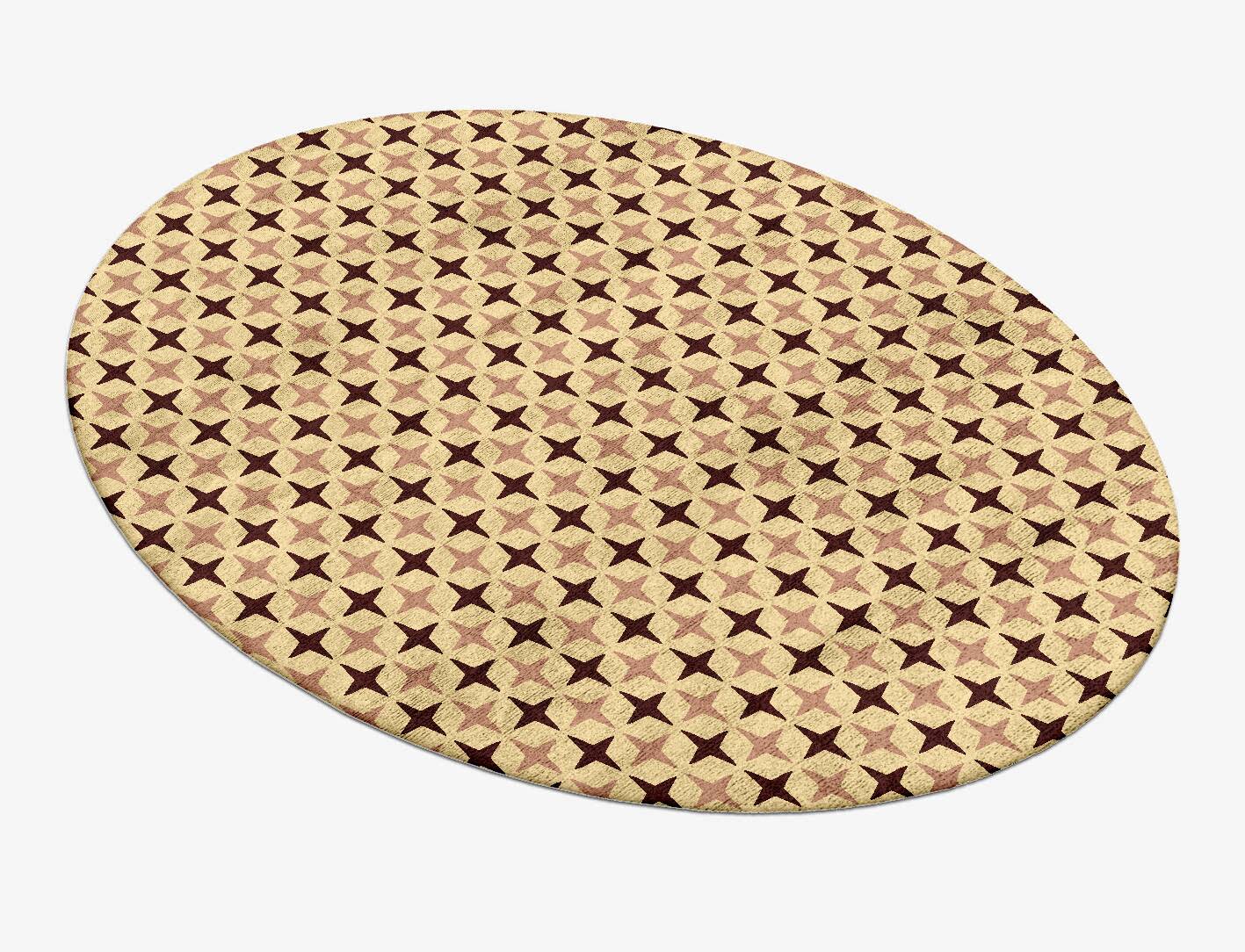 Cassiopeia Geometric Oval Hand Tufted Bamboo Silk Custom Rug by Rug Artisan
