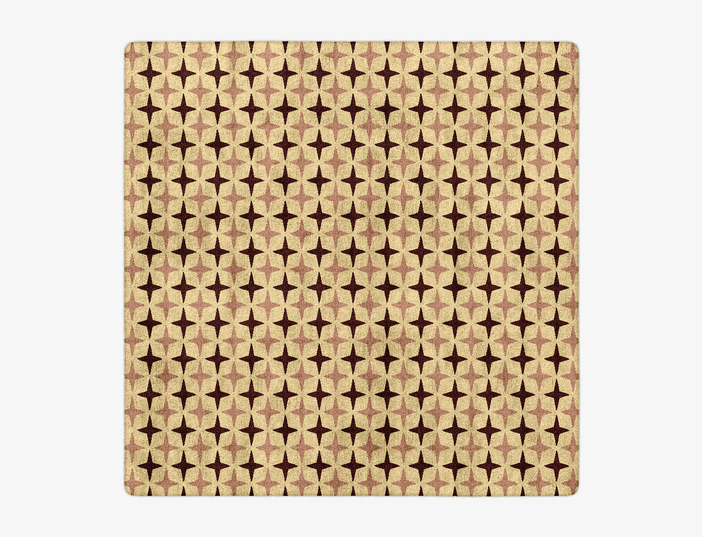 Cassiopeia Geometric Square Hand Tufted Bamboo Silk Custom Rug by Rug Artisan