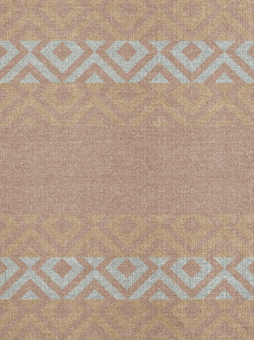 Cast Geometric Rectangle Flatweave New Zealand Wool Custom Rug by Rug Artisan