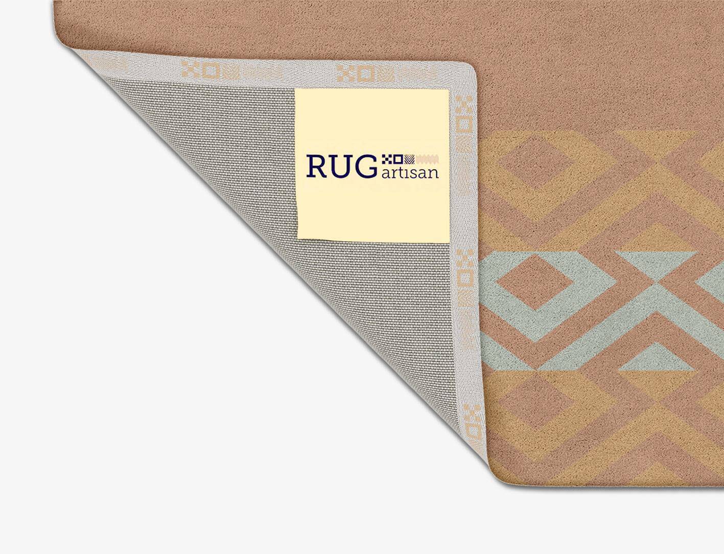 Cast Geometric Square Hand Tufted Pure Wool Custom Rug by Rug Artisan