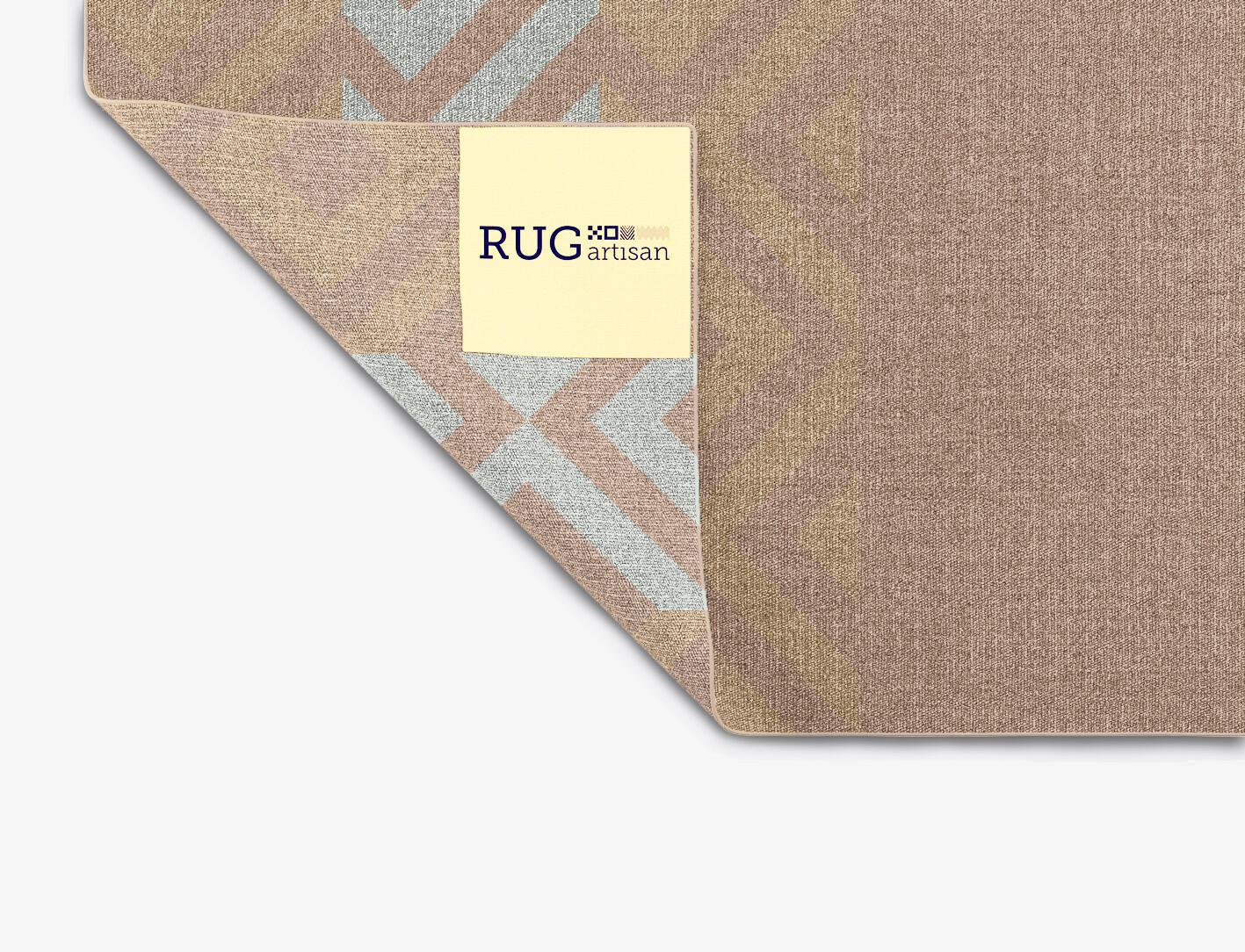 Cast Geometric Rectangle Outdoor Recycled Yarn Custom Rug by Rug Artisan