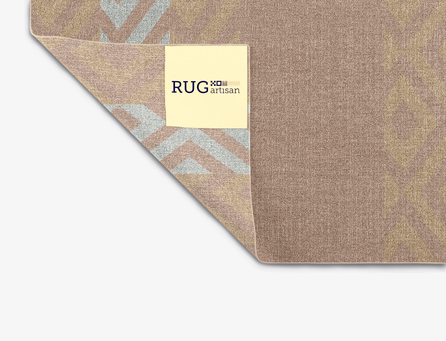 Cast Geometric Square Outdoor Recycled Yarn Custom Rug by Rug Artisan