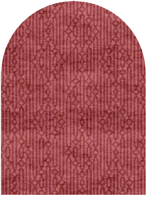 Cellulose Modern Geometrics Arch Hand Knotted Bamboo Silk Custom Rug by Rug Artisan