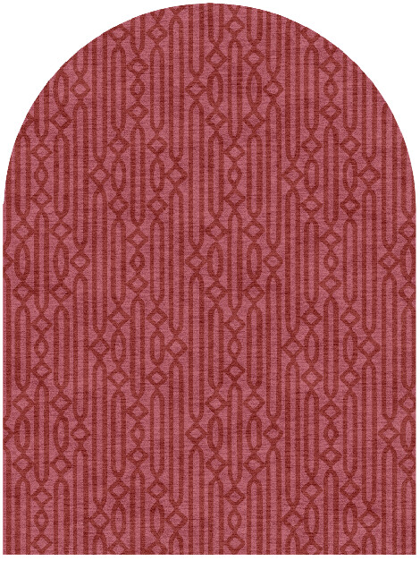 Cellulose Modern Geometrics Arch Hand Knotted Tibetan Wool Custom Rug by Rug Artisan